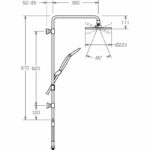 Hansa Jet zestaw prysznicowy chrom 51670200 - obrazek 2