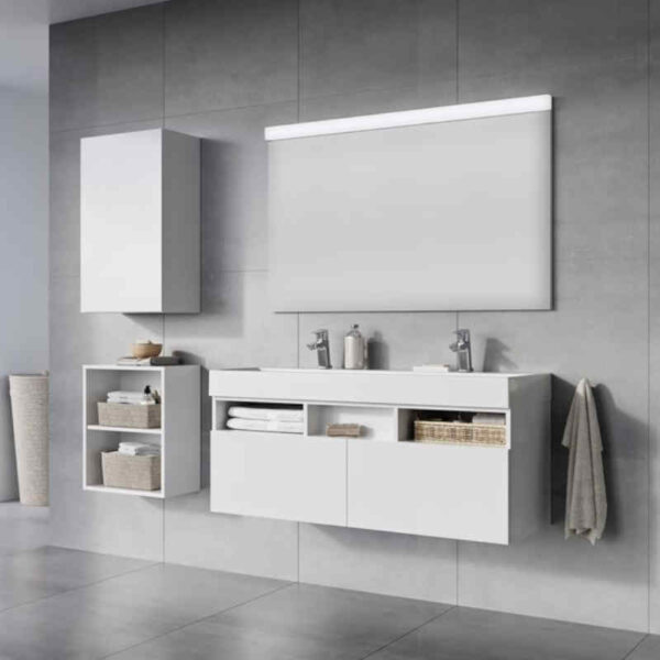 Ravak Natural szafka 120 cm podumywalkowa wisząca biały połysk X000001053 - obrazek 2