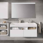 Ravak Natural szafka 120 cm podumywalkowa wisząca biały połysk X000001053 - obrazek 3