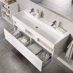 Ravak Natural szafka 120 cm podumywalkowa wisząca biały połysk X000001053 - obrazek 4