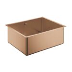 Grohe K700 zlew podblatowy ze stali nierdzewnej brushed warm sunset szczotkowana miedź 31574DL0