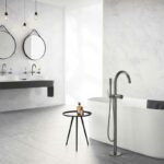 Grohe Atrio wolnostojąca bateria wannowa złota 32653GL3 - obrazek 2